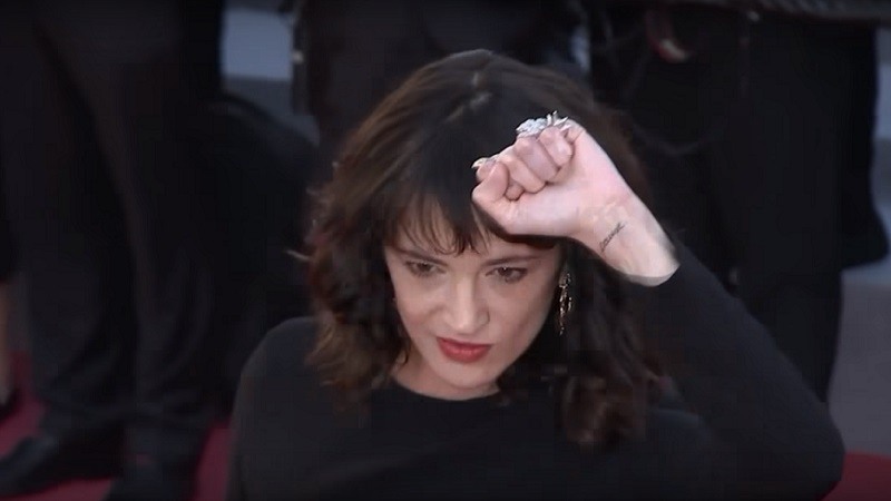 Asia Argento, en el festival de Cannes 2018