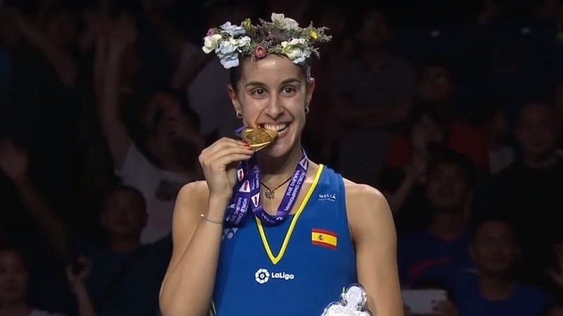 Carolina Marin, Tricampeona del Mundo de Badminton