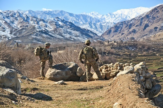 Soldados norteamericanos en Afganistan