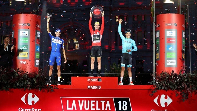 Simon Yates gana La Vuelta a España y Enric Mas se alza con el segundo lugar del podio