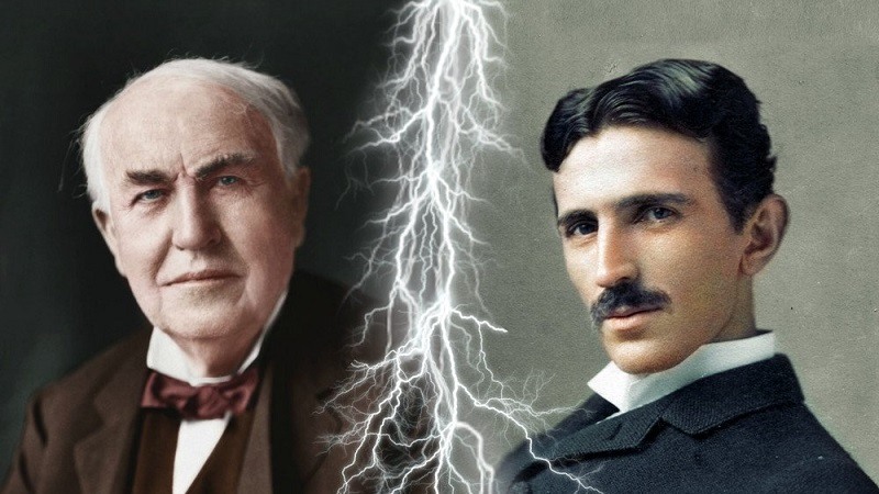 Thomas Edison vs Nikola Tesla: la guerra de las corrientes