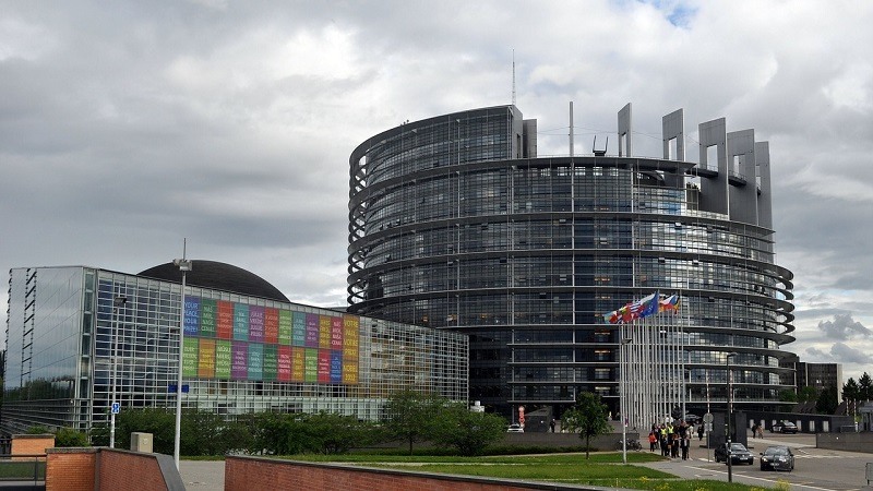 Edificio del Parlamento Europeo en Estrasburgo