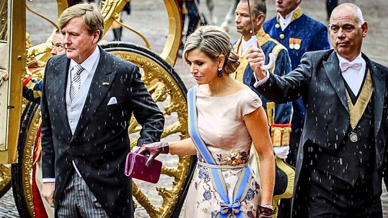El Rey Willem-Alexander y la Reina Máxima de los Países Bajos en el Dia del Príncipe