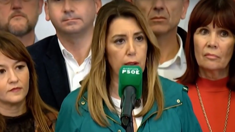 Susana Díaz hace un llamamiento a los constitucionalistas para frenar a Vox