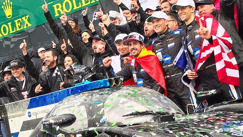 Sublime victoria de Fernando Alonso en las 24 horas de Daytona