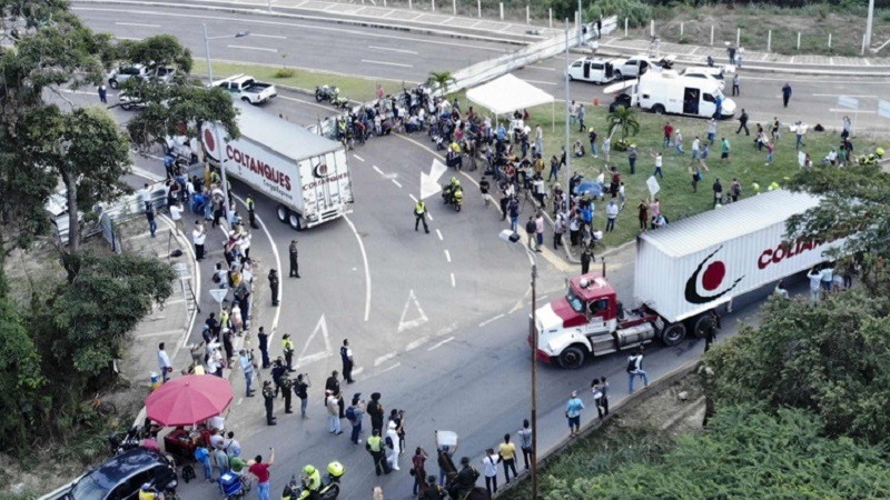 Llega a Cucuta el primer cargamento con ayuda humanitaria para entregar en Venezuela