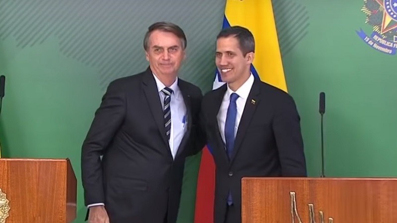 Guaido con Bolsonaro