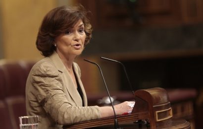Carmen Calvo comparece en el Congreso para informar sobre la crisis del Open Arms