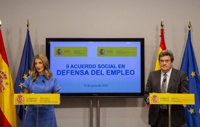 El Gobierno alcanza un acuerdo con los agentes sociales para prorrogar los ERTE hasta el 30 de septiembre