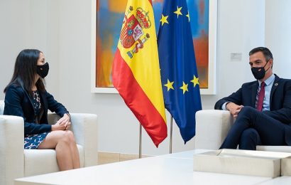 Arrimadas pide una “tregua política” a Sánchez para negociar “unos PGE moderados”