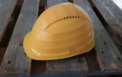 Casco de trabajador